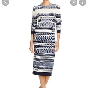 Tory Burch Julie midi dress size xs nwt